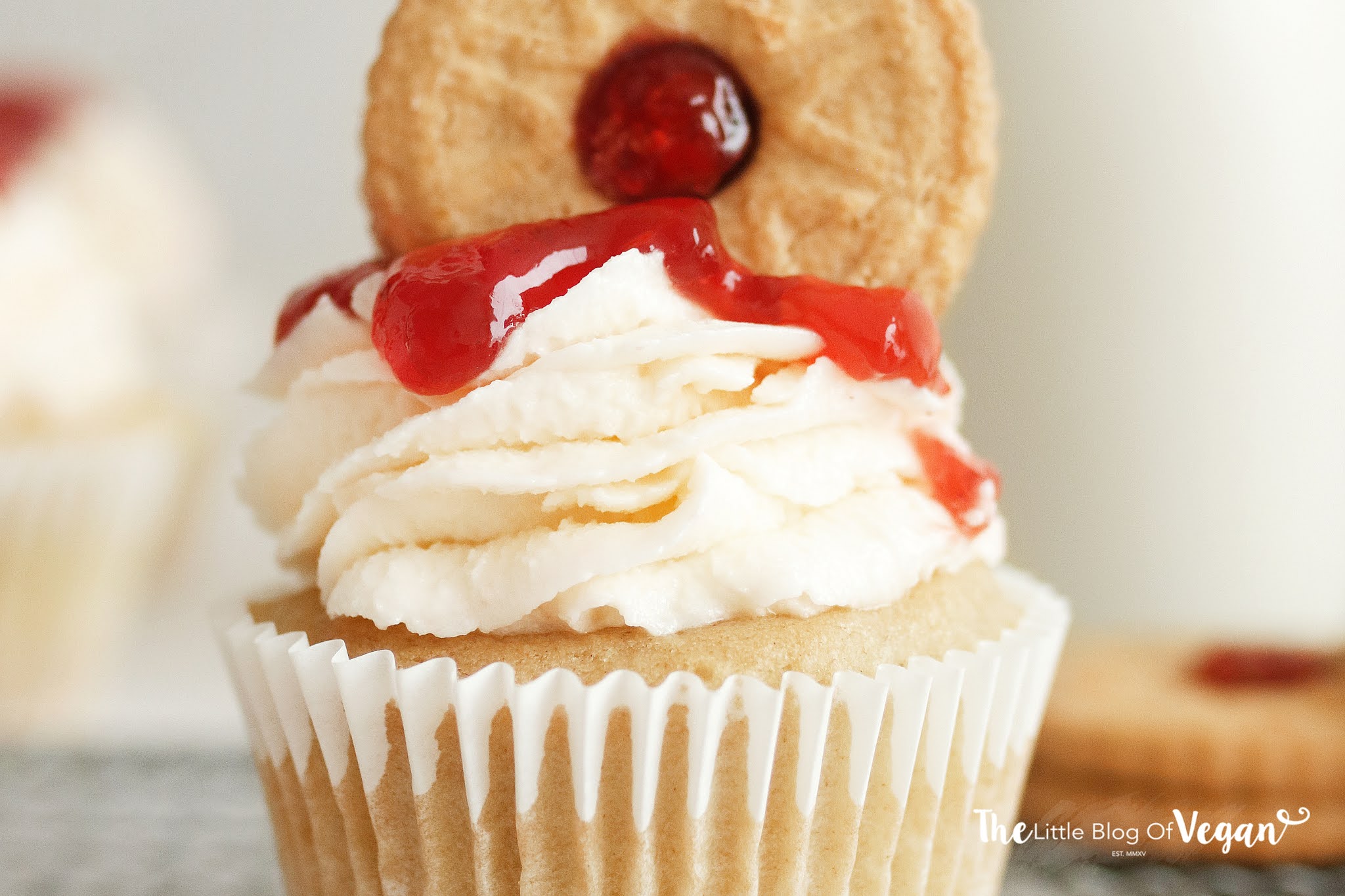 Vegan Jammie Dodger Cupcakes recipe