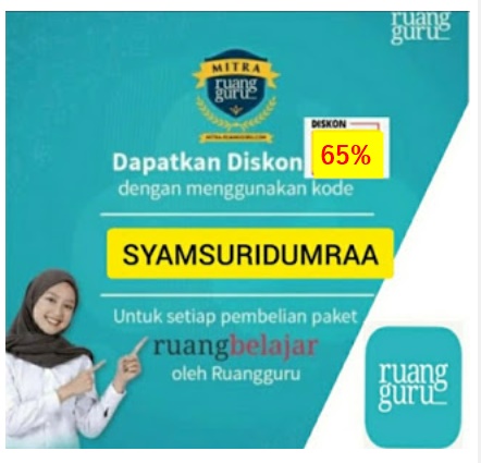 Kode Diskon Ruang Guru 2021 Diskon 62 Hari Ini Berbagi Ilmu
