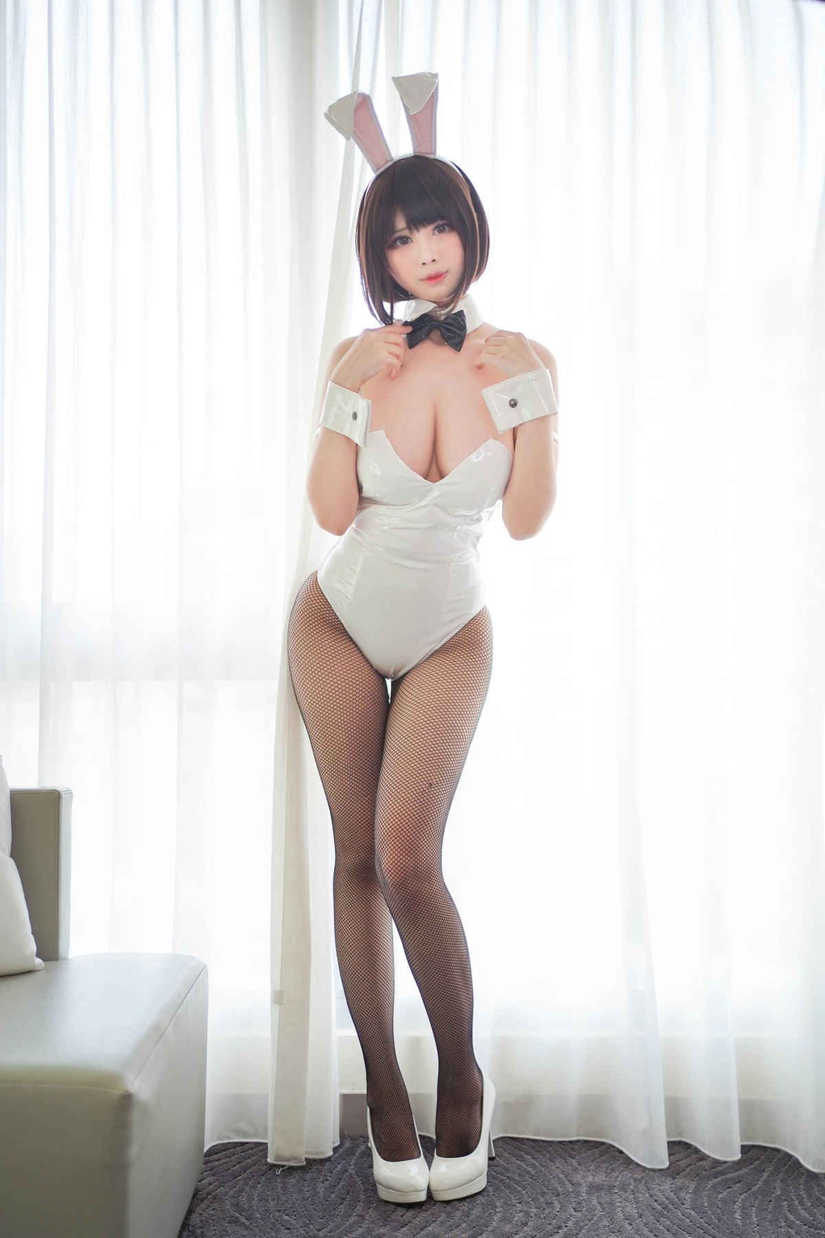[KaYa萱] Megumi Kato White Bunny
