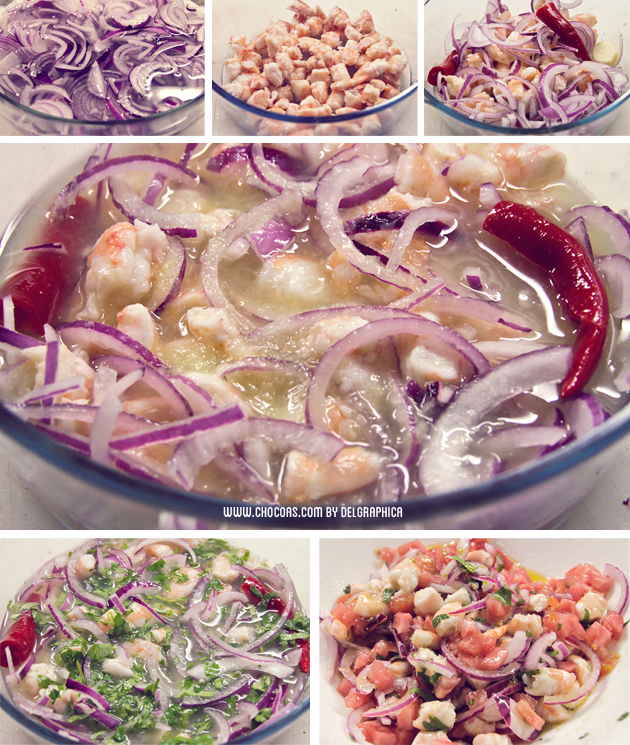 paso a paso receta ceviche