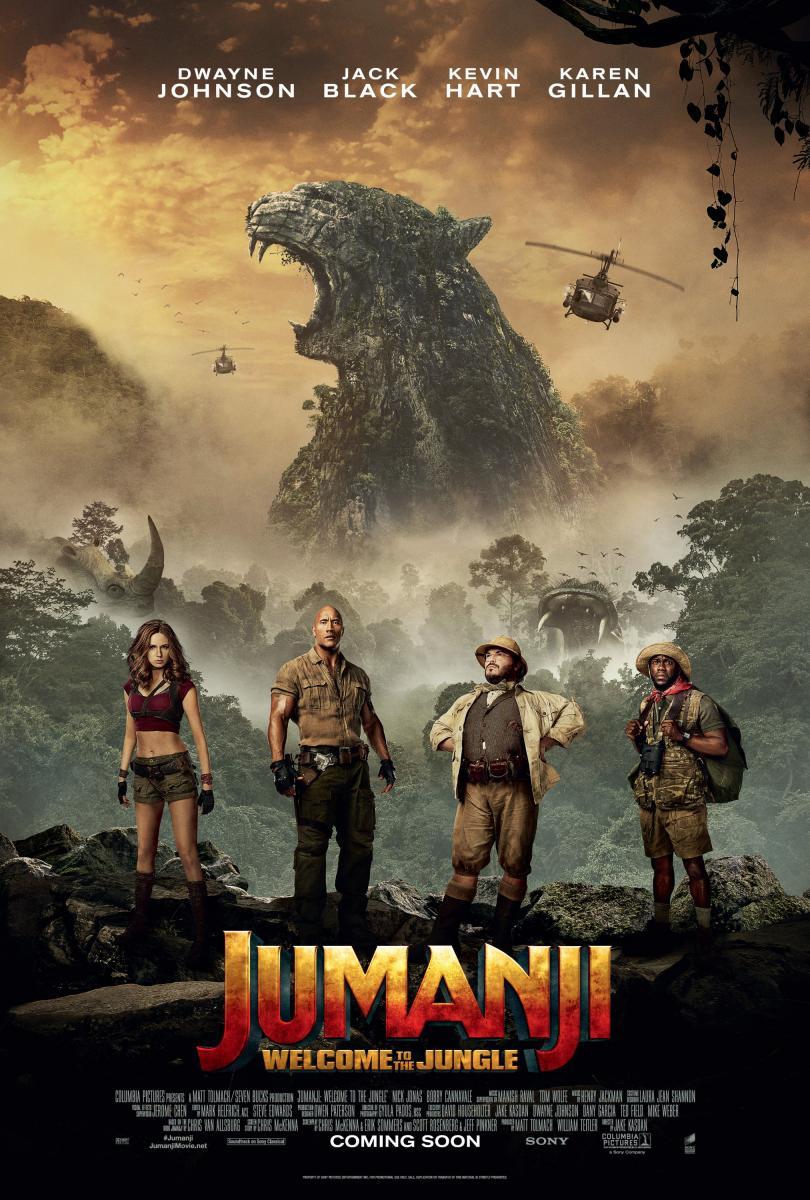 Download Jumanji Welcome to the Jungle (2017) Full Movie in Hindi Dual Audio BluRay 720p [1GB]