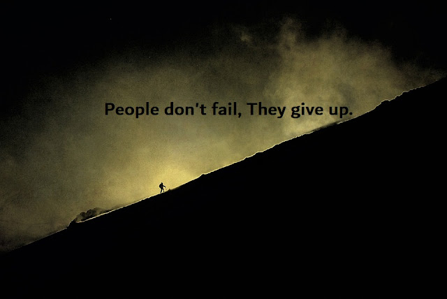 never give up quotes goodreads