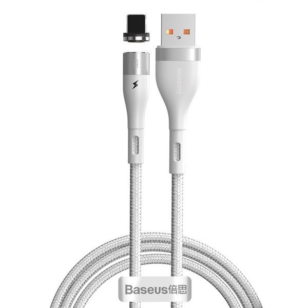 Cáp từ hỗ trợ sạc nhanh Baseus Zinc Magnetic Gen5 Safe Fast Charging Cable (USB to Lightning , Quick charge and Data Cable)