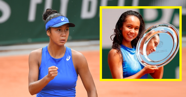 Pinay Ecuadorian Leylah Annie Fernandez Wins Girls Singles Title At French Open With No Lost In