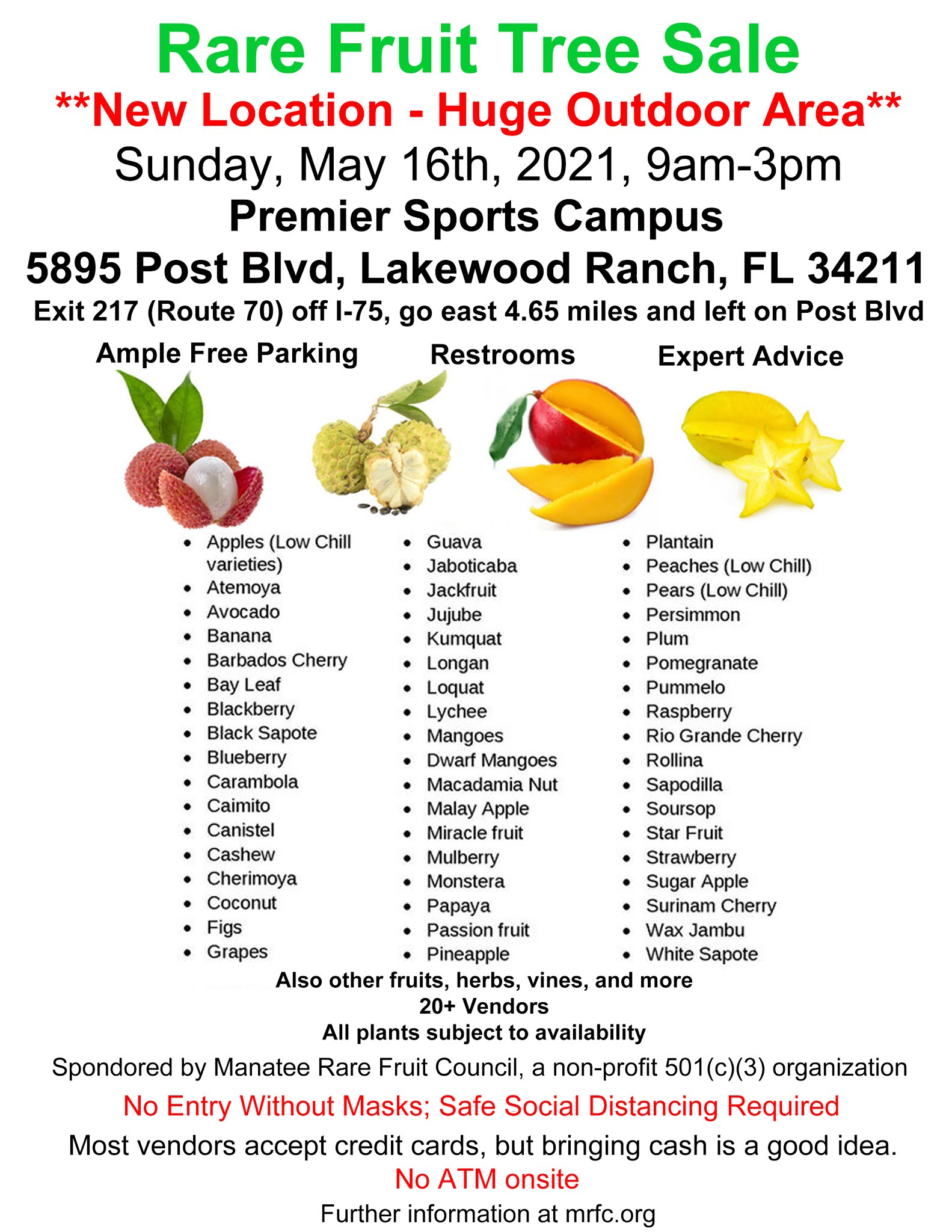 Manatee Rare Fruit Council Fruit Tree Sale