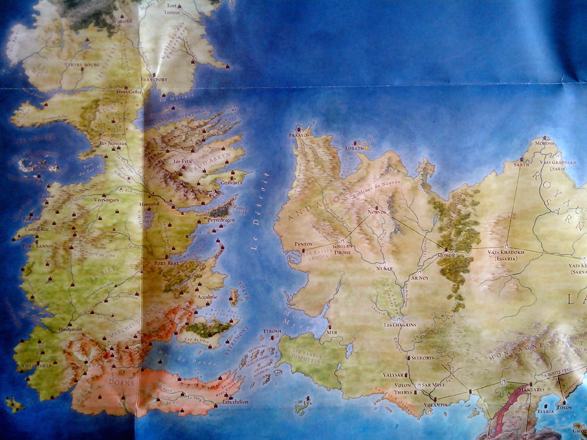UMAC Comics & Pop Culture Game of Thrones Les Cartes du Monde Connu UMAC Comics & Pop Culture Game of Thrones Les Cartes du Monde Connu