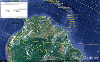 космическое фото Южной Америки, Колумбия, Венесуэла, острова Карибского бассейна в Гугл Земля, скриншот