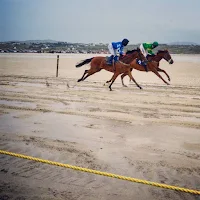 Photos of Ireland: Horse race on Omey Island in Connemara