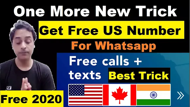 How to Get Free Phone Number for Whatsapp (Legally) Unlimited Calls and Text 2020