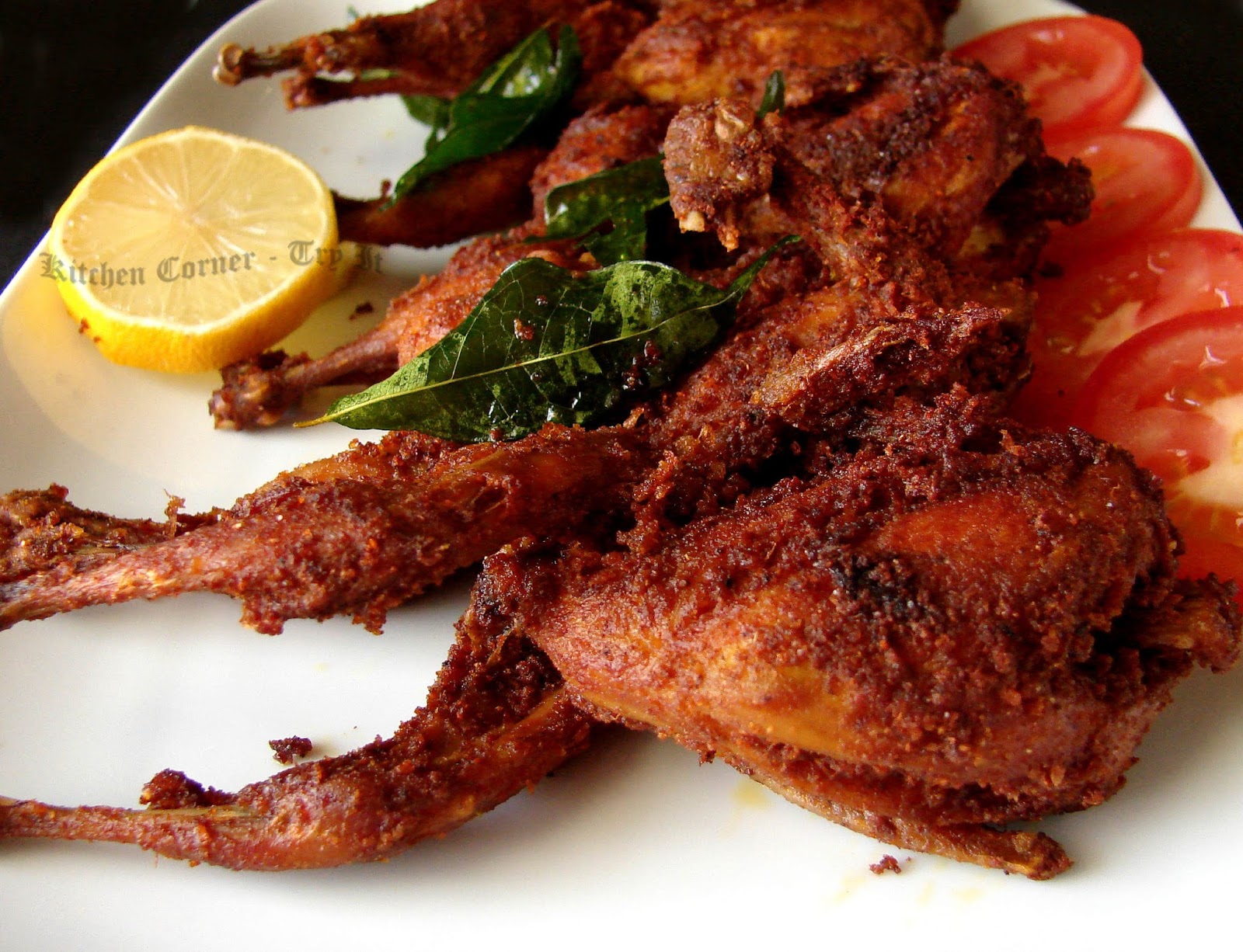 Kerala Style Quail/Kada Fry