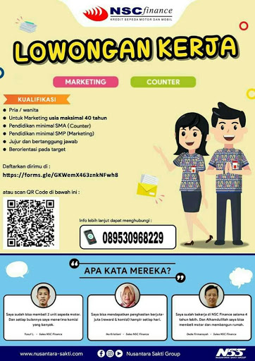 Lowongan Kerja Nsc Finance Kudus Marketing Konsultan Bisnis Counter Marketing Loker Swasta