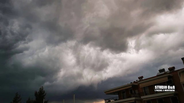 Έρχονται «επικίνδυνες» καταιγίδες στην Πελοπόννησο