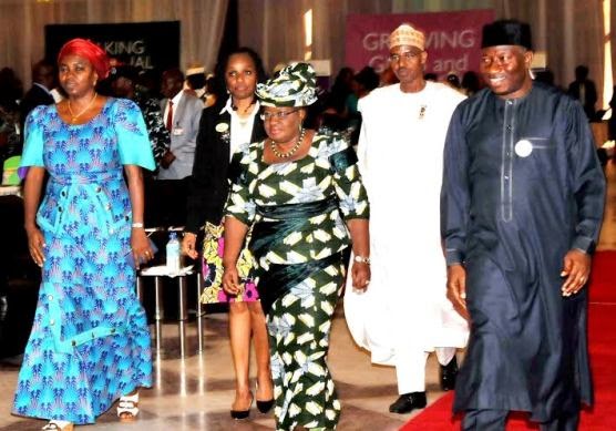7 Photos: Pres. Jonathan, Okonjo-Iweala at launch of Growing Girls & Women in Nigeria