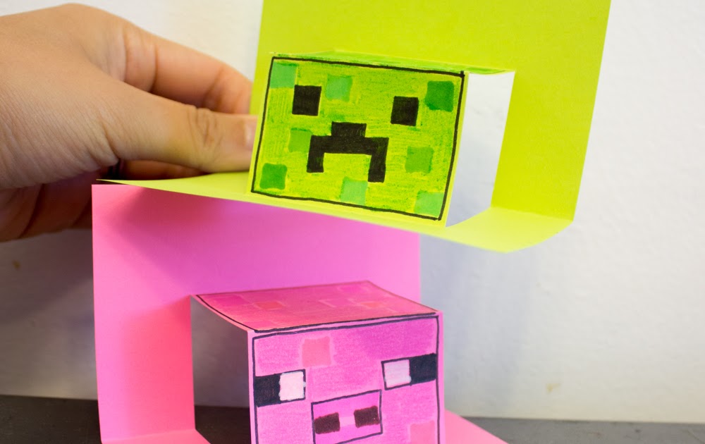 Minecraft, Paper Craft, DIY