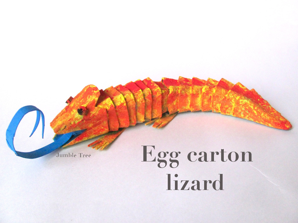 Jumble Tree Egg carton lizard