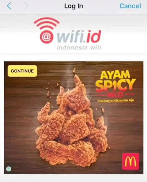 Password WIFI MCD Password WIFI MCD