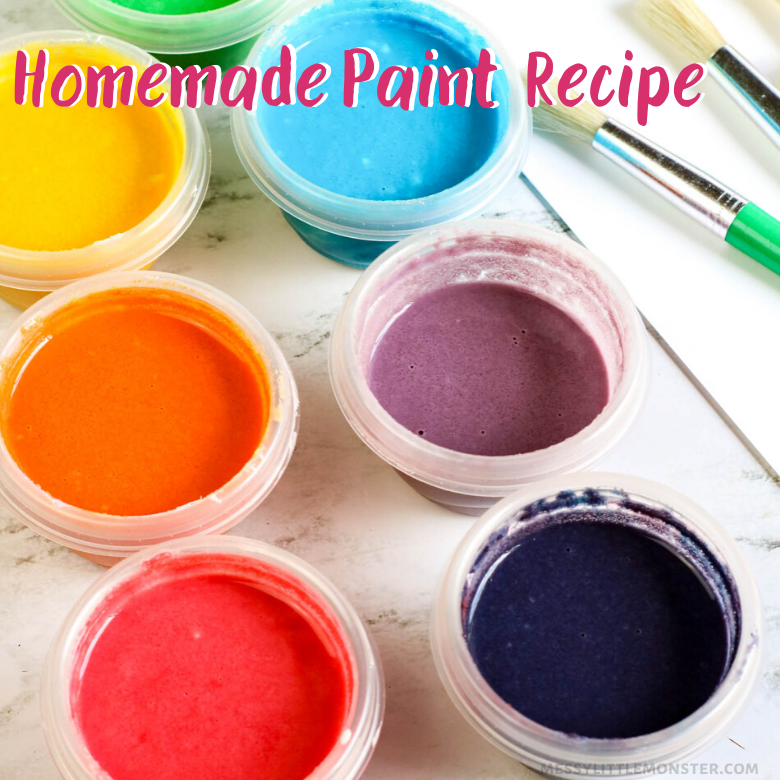 Quick and Easy DIY Watercolor Paint Recipe for Toddlers - Eat