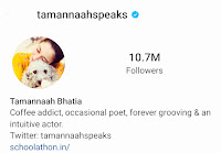 Tamanna bhatia Instagram