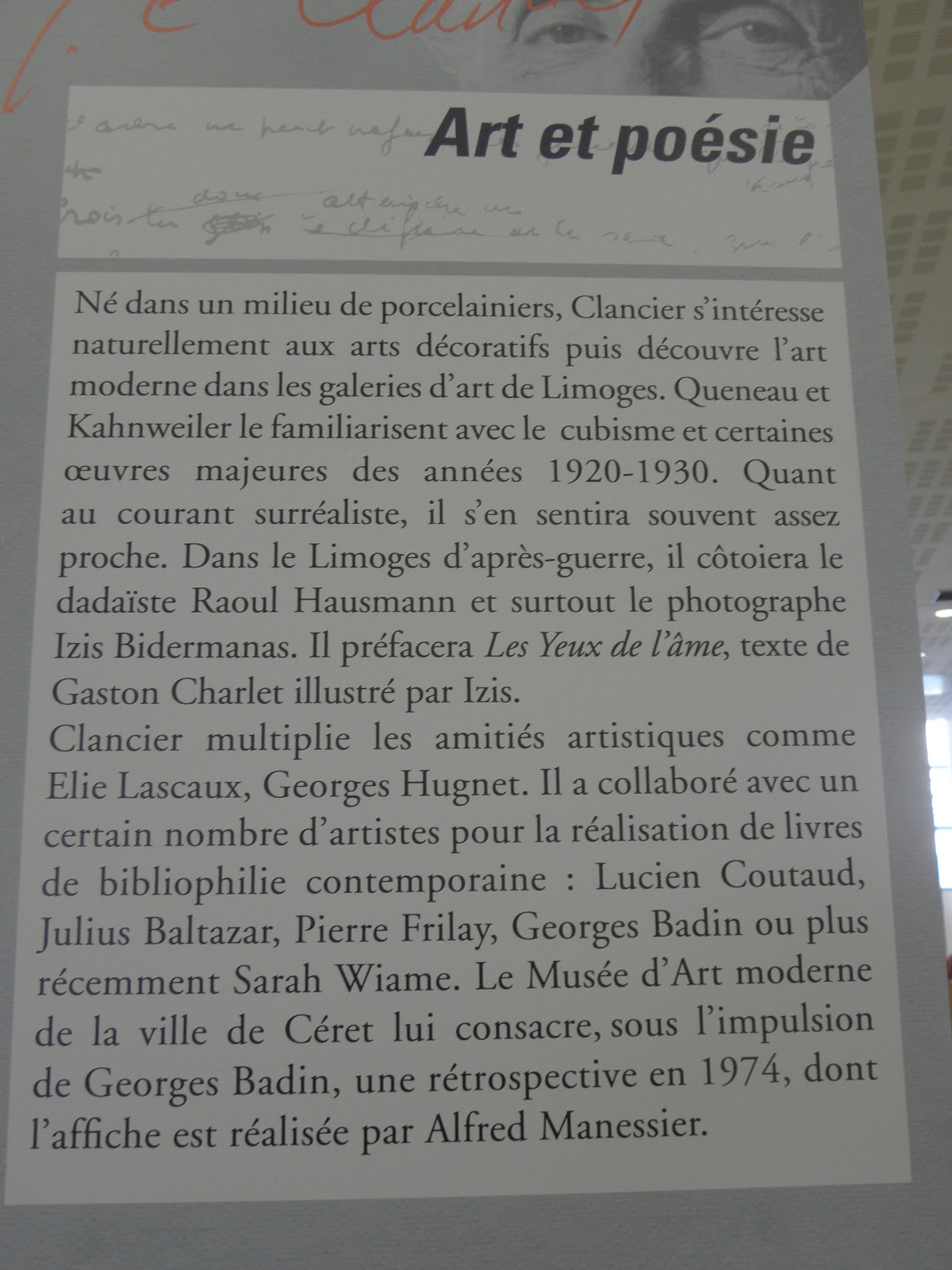 miscellanéesanne Clancier, un écrivain limousin