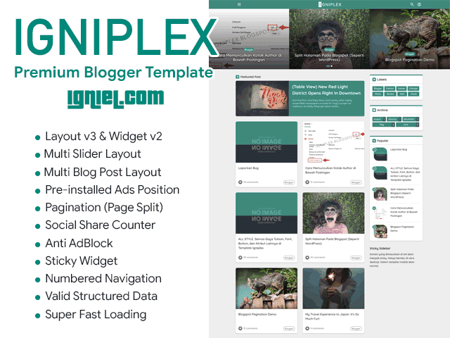 Igniplex v2.5 Responsive Free Blogger Template Igniplex v2.5 Responsive Free Blogger Template