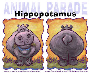 Animal Parade Heads and Tails Hippo