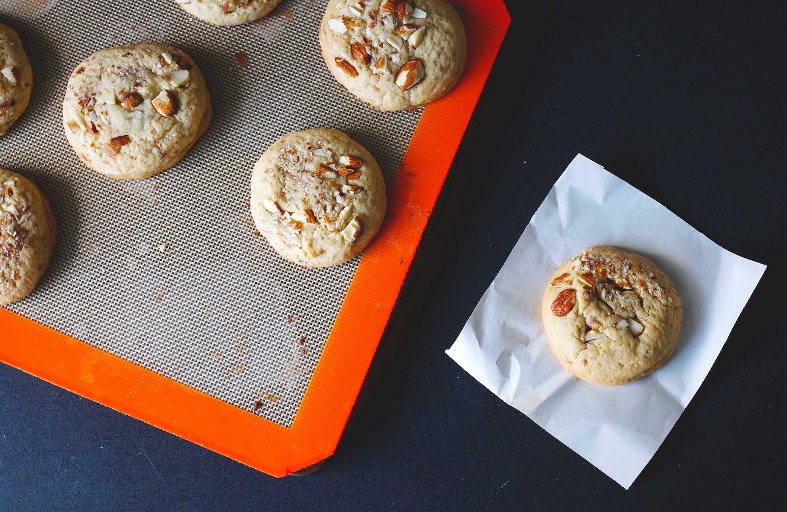 Miss Hangrypants Nutella Stuffed Almond Cookies