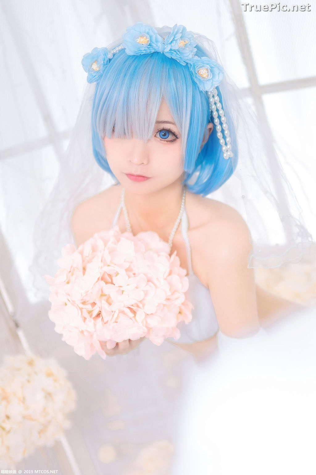 Image [MTCos] 喵糖映画 Vol.029 – Chinese Cute Model – Bride Rem Cosplay - TruePic.net - Picture-3