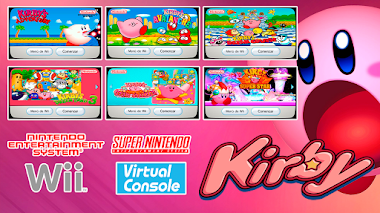 Colección Clásica Kirby WAD [VC NES / VC SNES] Wii