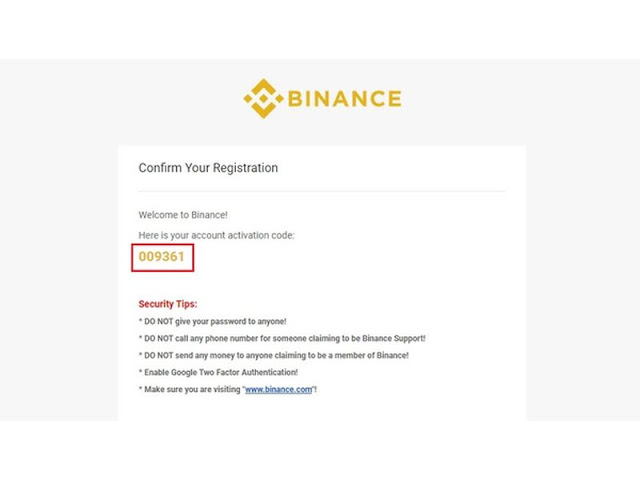 Đăng ký ví Binance