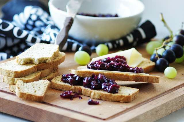 Trauben Zwiebel Chutney