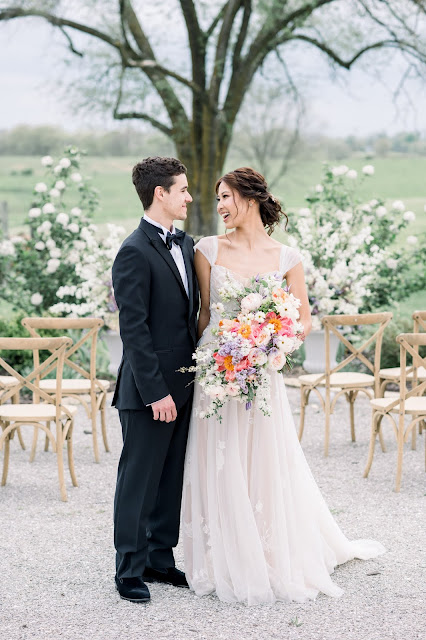 Bridgerton Inspired Whimsical Spring Wedding at Blue Bell Farms | St. Louis Fine Art Wedding Photo & Video