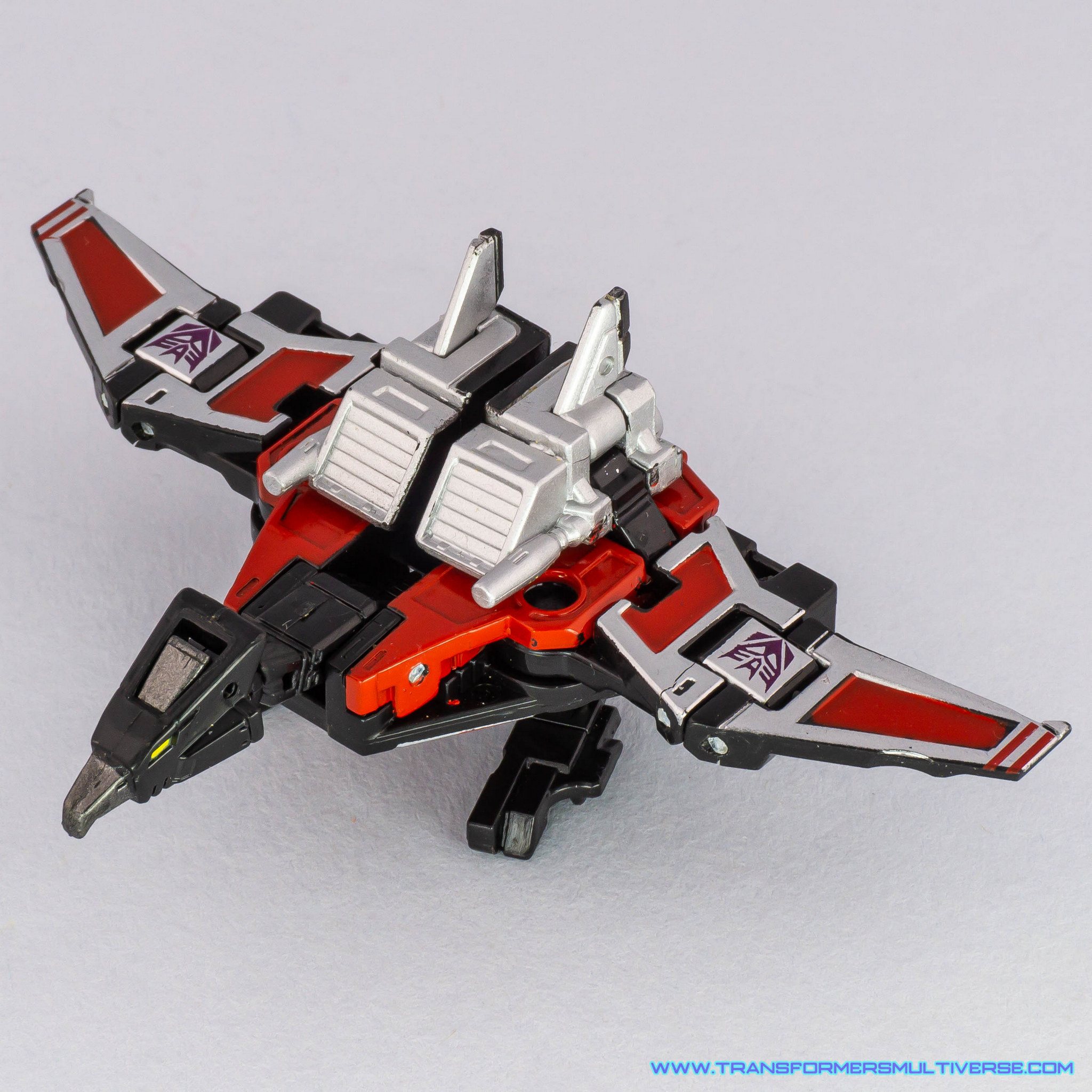 Transformers Masterpiece Laserbeak condor mode, view from above