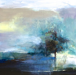 abstract landscape contemporary painting artist joan resolute fullerton intuitive paintings