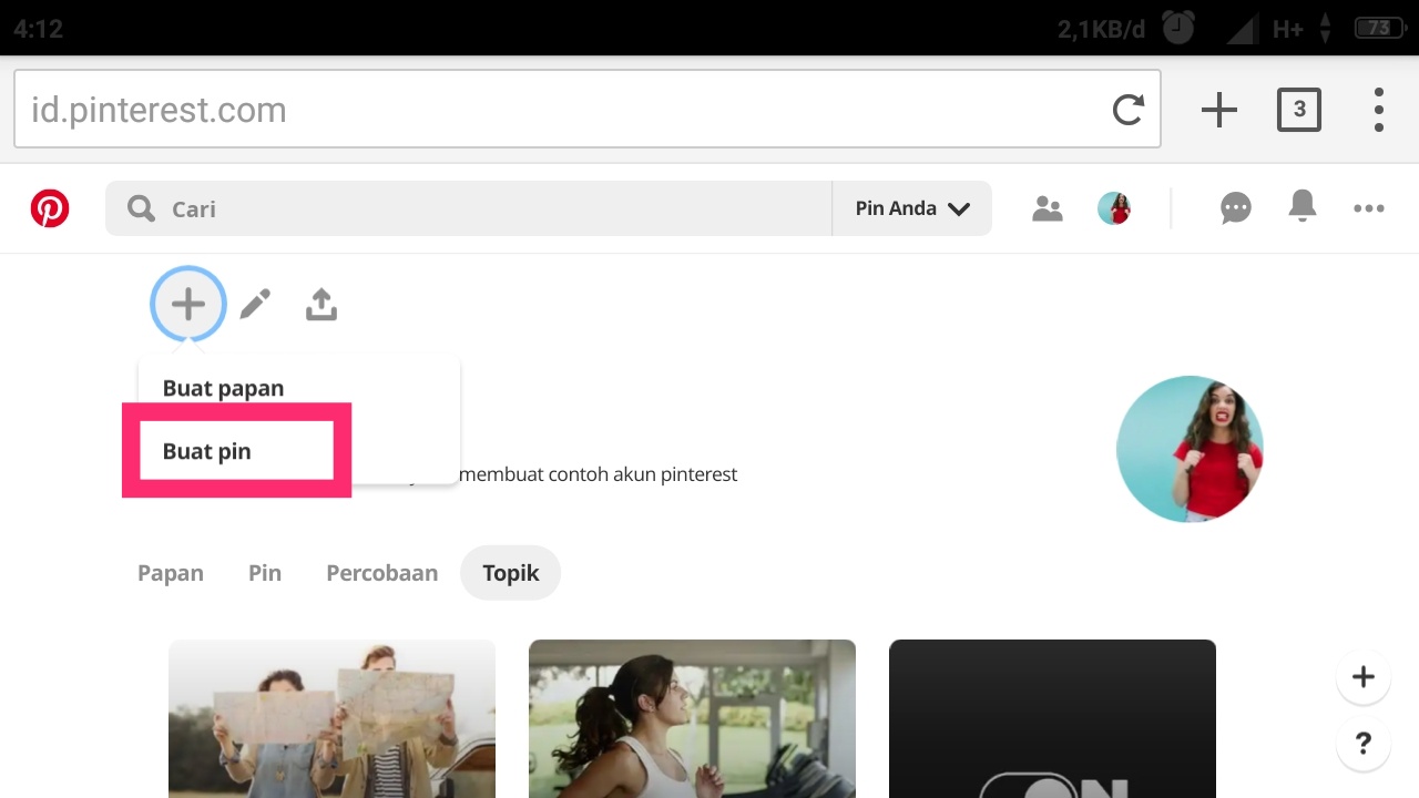 Jual Desain di Pinterest