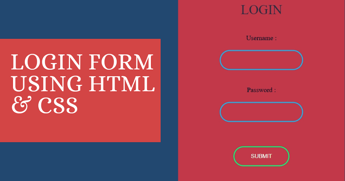 Cool Animated Login Form Using Only HTML and CSS