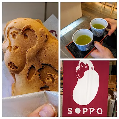 Tokyo to Nikko day trip: Soppo cake and green tea