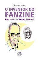 Ilustração e design de capa do livro O INVENTOR DO FANZINE- Gonçalo Jr.-ed. Marca de Fantasia (2015)