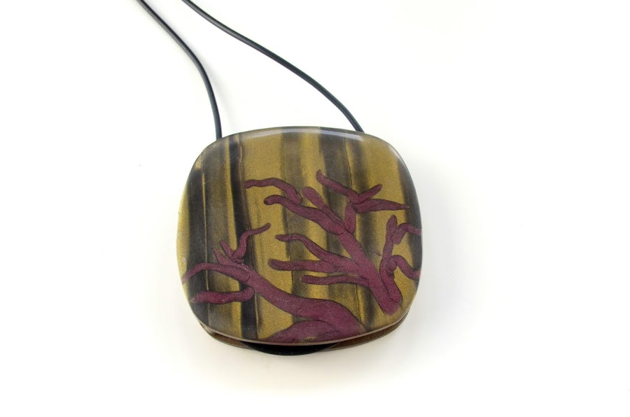 tutorial colgante mica shift fimo