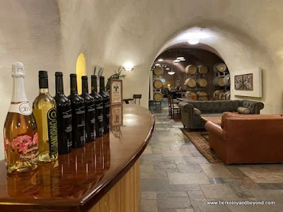 cave tasting room at Deerfield Ranch Winery in Kenwood, California