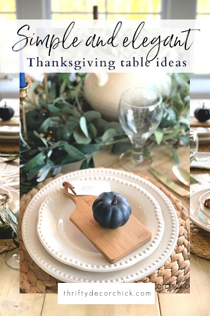 neutral and colorful thanksgiving table ideas