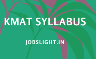 KMAT Syllabus KMAT Syllabus