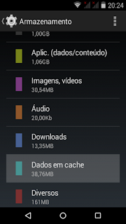 Limpar Cache - Kitkat
