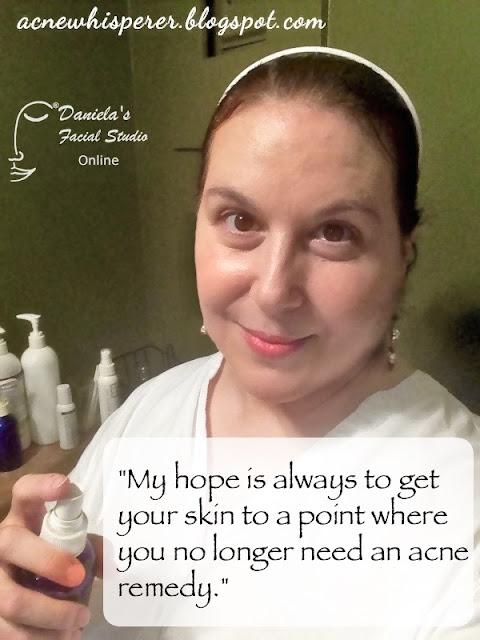 The goal at Daniela's Facial Studio is to clear your adult acne to the point where we can simplify your routine.