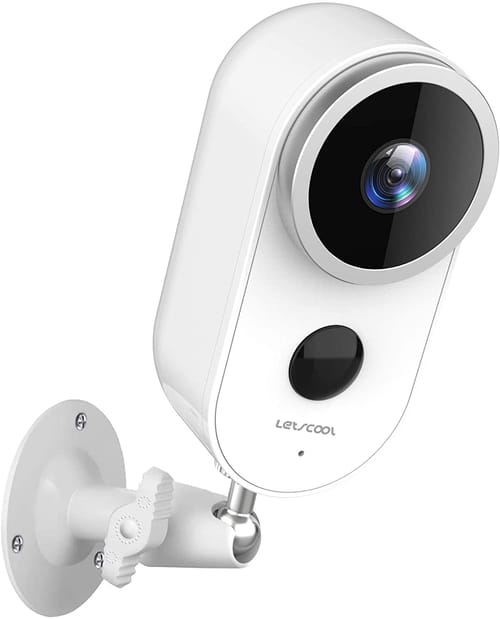 LETSCOOL 1080P Video Battery Powered WiFi Camera