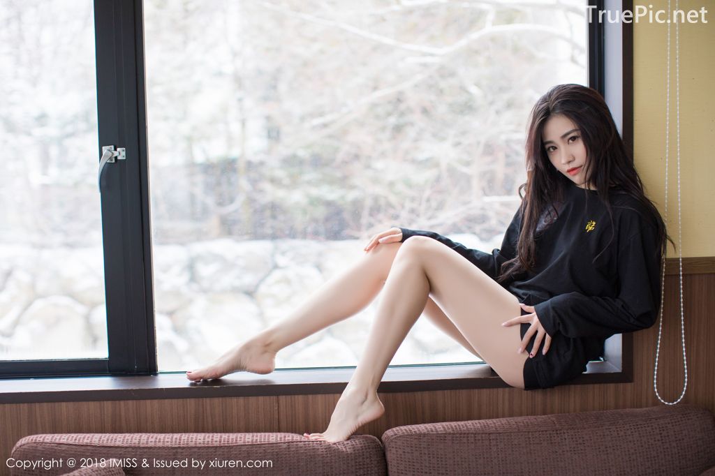 Image-IMISS-Vol.262-Sabrina model–Xu-Nuo-许诺-Sparkling-White-Snow-TruePic.net- Picture-42