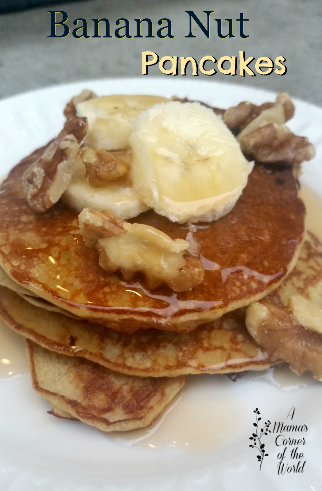 Healthy Banana Nut Pancakes without Flour Recipe