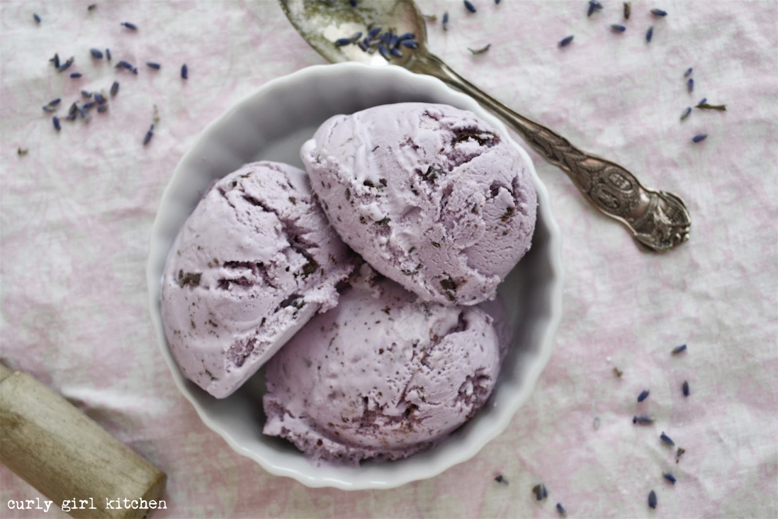 Curly Girl Kitchen Lavender Honey Shaved Chocolate Ice Cream