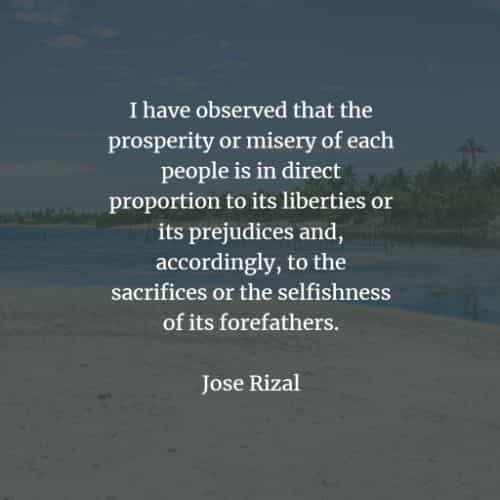 Famous quotes and sayings by Jose Rizal