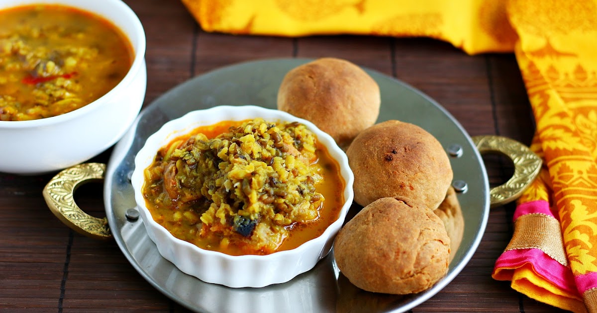Dal Baati recipe Masala Dal baati Jeyashri's Kitchen