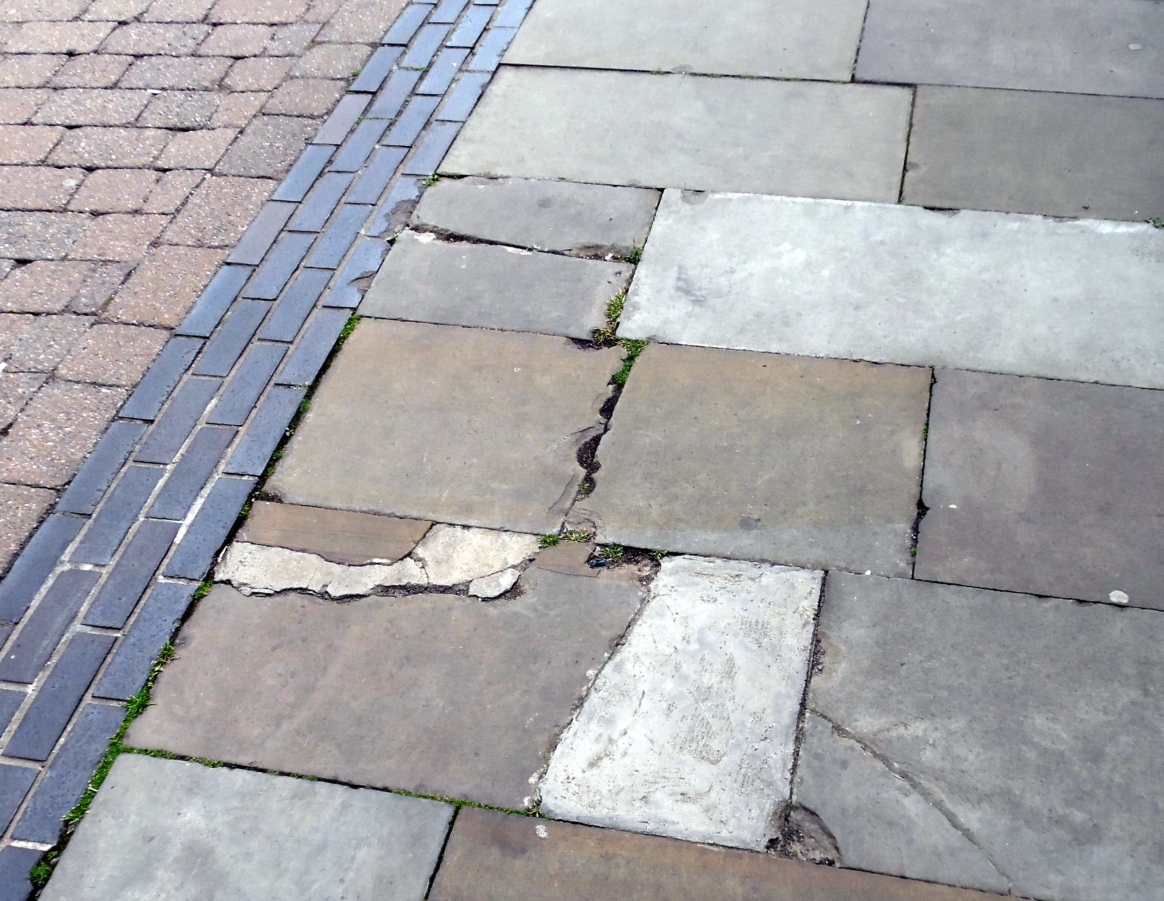 Nigel Fisher's Brigg Blog CRACKING EXAMPLES DAMAGED PAVING IN BRIGG